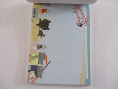 Rare ❤︎ Vintage *ੈ✩‧₊˚ Collectible ✿ Gift - Cute Kawaii San-X Kutusita Nyanko Cat 4 x 6 Inch Notepad / Memo Pad - Stationery Designer Paper Collection 2009