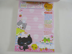 Cute Kawaii HTF Vintage Collectible Kamio Cat 4 x 6 Inch Notepad / Memo Pad - Stationery Designer Paper Collection