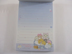 Cute Kawaii San-X Corocoro Coronya Cat 4 x 6 Inch Notepad / Memo Pad - Journal Diary Stationery Designer Paper Collection