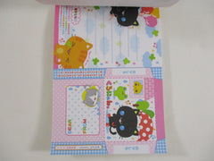Cute Kawaii HTF Vintage Collectible Kamio Cat 4 x 6 Inch Notepad / Memo Pad - Stationery Designer Paper Collection