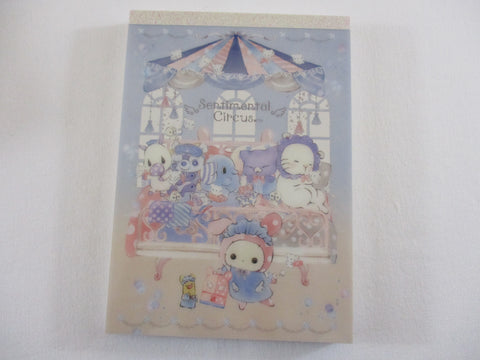 Cute Kawaii San-X Sentimental Circus 4 x 6 Inch Notepad / Memo Pad - Journal Diary Stationery Designer Paper Collection