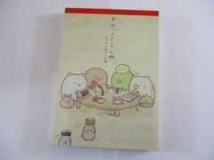 Rare ❤︎ Vintage *ੈ✩‧₊˚ Collectible ✿ Gift - Cute Kawaii San-X Sumikko Gurashi Sushi Party 4 x 6 Inch Notepad / Memo Pad Diary Journal - Stationery Designer Paper Collection 2015