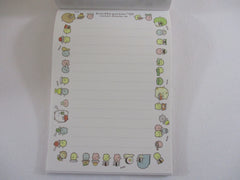 Rare ❤︎ Vintage *ੈ✩‧₊˚ Collectible ✿ Gift - Cute Kawaii San-X Sumikko Gurashi Sushi Party 4 x 6 Inch Notepad / Memo Pad Diary Journal - Stationery Designer Paper Collection 2015