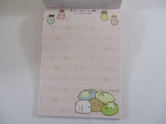 Rare ❤︎ Vintage *ੈ✩‧₊˚ Collectible ✿ Gift - Cute Kawaii San-X Sumikko Gurashi Sushi Party 4 x 6 Inch Notepad / Memo Pad Diary Journal - Stationery Designer Paper Collection 2015