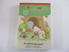 Rare ❤︎ Vintage *ੈ✩‧₊˚ Collectible ✿ Gift - Cute Kawaii San-X Sumikko Gurashi Apple Tree 4 x 6 Inch Notepad / Memo Pad Diary Journal - Stationery Designer Paper Collection 2017