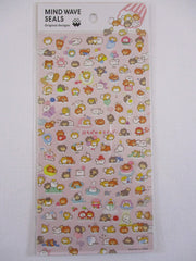 Cute Kawaii Mind Wave Ori Animal Popcorn Dog Puppies Sticker Sheet - for Journal Planner Craft Diary Gift Schedule