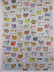 Cute Kawaii Mind Wave Ori Colorful Fun Cat Tabby Kitten Sticker Sheet - for Journal Planner Craft Diary Gift Schedule