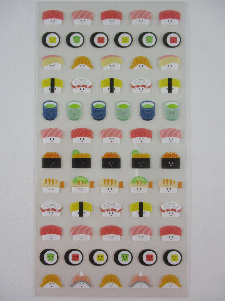 Cute Kawaii MW Sushi Rice ball Sticker Sheet - for Journal Planner Craft Organizer Schedule