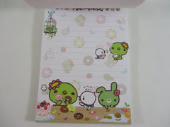 Cute Kawaii Rare HTF Vintage San-X Kappa Cactus 4 x 6 Inch Notepad / Memo Pad - B - Stationery Designer Paper Collection 2009