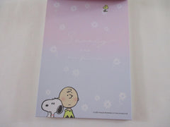 Rare ❤︎ *ੈ✩‧₊˚ Collectible ✿ Gift - Cute Kawaii Peanuts Snoopy & Friends 4 x 6 Inch Notepad / Memo Pad Diary Journal - Stationery Designer Paper Collection
