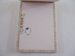 Rare ❤︎ *ੈ✩‧₊˚ Collectible ✿ Gift - Cute Kawaii Peanuts Snoopy Sweets 4 x 6 Inch Notepad / Memo Pad Diary Journal - Stationery Designer Paper Collection