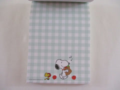 Rare ❤︎ *ੈ✩‧₊˚ Collectible ✿ Gift - Cute Kawaii Peanuts Snoopy Apples Food Market 4 x 6 Inch Notepad / Memo Pad Diary Journal - Stationery Designer Paper Collection