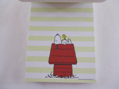 Rare ❤︎ *ੈ✩‧₊˚ Collectible ✿ Gift - Cute Kawaii World Famous Peanuts Snoopy 4 x 6 Inch Notepad / Memo Pad Diary Journal - Stationery Designer Paper Collection