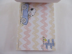 Rare ❤︎ *ੈ✩‧₊˚ Collectible ✿ Gift - Cute Kawaii World Famous Peanuts Snoopy 4 x 6 Inch Notepad / Memo Pad Diary Journal - Stationery Designer Paper Collection