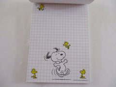 Rare ❤︎ *ੈ✩‧₊˚ Collectible ✿ Gift - Cute Kawaii World Famous Peanuts Snoopy 4 x 6 Inch Notepad / Memo Pad Diary Journal - Stationery Designer Paper Collection