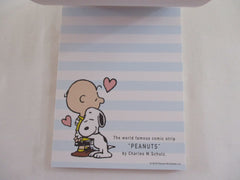 Rare ❤︎ *ੈ✩‧₊˚ Collectible ✿ Gift - Cute Kawaii World Famous Peanuts Snoopy 4 x 6 Inch Notepad / Memo Pad Diary Journal - Stationery Designer Paper Collection