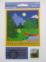 Mrs Grossman 4 x 6.5 Destinations - Great Outdoors Cardstock Sticker Sheet - Vintage & Collectible