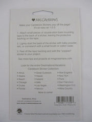 Mrs Grossman 4 x 6.5 Destinations - Africa Cardstock Sticker Sheet - Vintage & Collectible