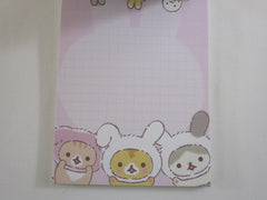 Cute Kawaii San-X Corocoro Coronya Cat Bunny 4 x 6 Inch Notepad / Memo Pad - Journal Diary Stationery Designer Paper Collection