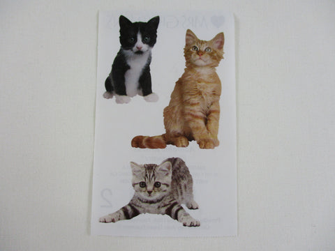 Mrs Grossman Adorable Kittens Cat Photoessence Sticker Sheet / Module - Vintage & Collectible