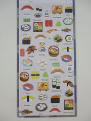Cute Kawaii Kamio Japanesque Series Sticker Sheet - Food A Sushi Green Tea - for Journal Planner Craft Agenda Organizer Scrapbook