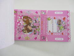 Cute Kawaii HTF Q-lia Girls Cutie Berry Coupon Style  3.25 x 6.75 Inch Notepad / Memo Pad - Stationery Designer Paper Collection - Vintage HTF