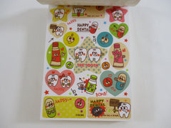 Cute Kawaii HTF Vintage Collectible Kamio Happy Dental 4 x 6 Inch Notepad / Memo Pad - Stationery Designer Paper Collection