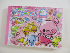 Cute Kawaii HTF Vintage Collectible Crux Candy Music 4 x 6 Inch Notepad / Memo Pad - Stationery Designer Paper Collection