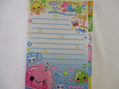 Cute Kawaii HTF Vintage Collectible Q-lia Unko Poop 4 x 6 Inch Notepad / Memo Pad - Stationery Designer Paper Collection