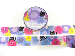Cute Kawaii BGM Washi / Masking Deco Tape - Cat - for Scrapbooking Journal Planner Craft