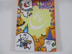Cute Kawaii HTF Vintage Collectible Kamio Funny Ghost Halloween 4 x 6 Inch Notepad / Memo Pad - Stationery Designer Paper Collection