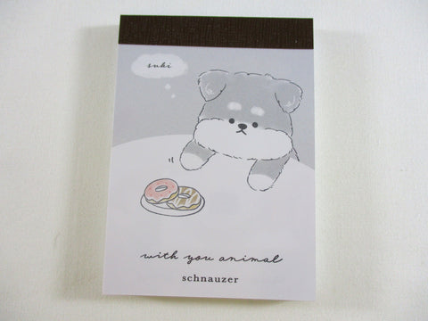 Cute Kawaii Kamio Dog schnauzer Mini Notepad / Memo Pad - Stationery Designer Paper Collection