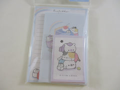 Cute Kawaii Crux Keshikko Seals MINI Letter Set Pack - Stationery Writing Gift Note Paper Envelope