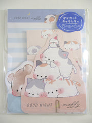 Cute Kawaii Kamio Animal Bear Cat Penguin Die cut Letter Set Pack - Stationery Writing Paper Envelope Penpal Journal