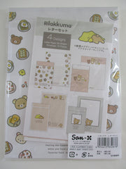 Cute Kawaii San-X Rilakkuma Classic Letter Set Pack - 2023 A - Stationery Writing Paper Envelope Penpal Journal