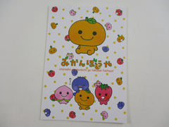 Rare ❤︎ Vintage *ੈ✩‧₊˚ Collectible - Cute Kawaii San-X Mikan Bouya Fruit Vegetable Friends Postcard B