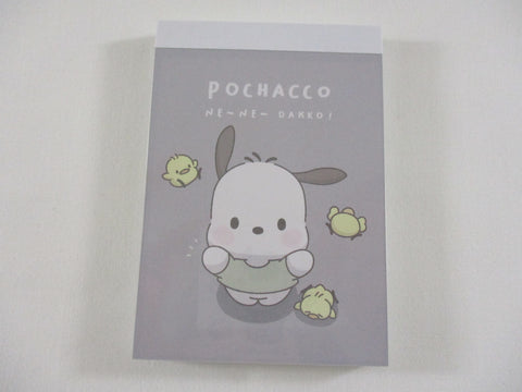 Cute Kawaii Sanrio Pochacco Dog ne ne dakko Mini Notepad / Memo Pad - D - Stationery Designer Paper Collection Collectible preowned