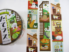 Cute Kawaii World Craft Washi / Masking Deco Tape - Cat and Dog Pet - for Scrapbooking Journal Planner Craft