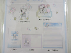 Cute Kawaii Peanuts Snoopy Balloon Home Party Letter Set Pack - Stationery Writing Paper Envelope Penpal Stationary Journal