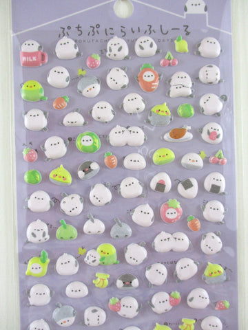 Cute Kawaii Q-lia Puffy Sticker Sheet Series - Birds - for Journal Planner Craft Organizer Schedule Scrapbook Gift