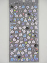 Cute Kawaii Q-lia Puffy Sticker Sheet Series - Ghost - for Journal Planner Craft Organizer Schedule Scrapbook Gift