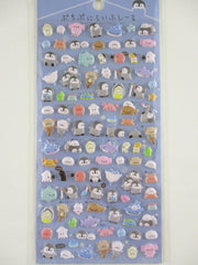 Cute Kawaii Q-lia Puffy Sticker Sheet Series - Penguin - for Journal Planner Craft Organizer Schedule Scrapbook Gift