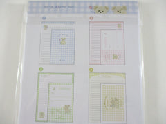 Cute Kawaii Kamio Teddy Bear Letter Set Pack - Stationery Writing Paper Envelope Penpal Stationary Journal Gift