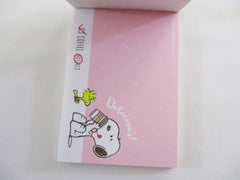 Cute Kawaii Peanuts Snoopy Mini Notepad / Memo Pad Kamio - J Drink Menu - Stationery Designer Paper Collection Gift