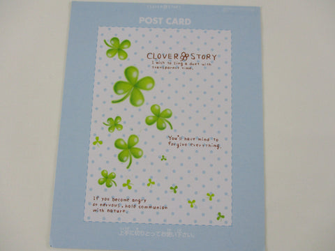 Rare ❤︎ Vintage *ੈ✩‧₊˚ Collectible - Cute Kawaii DIY Clover Story Postcard