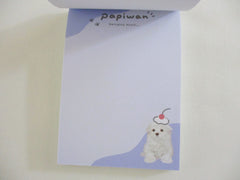 Cute Kawaii Kamio Papiwan Dog Mood Cherry Mini Notepad / Memo Pad - Stationery Designer Writing Paper Collection