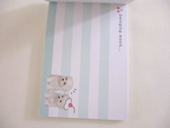 Cute Kawaii Kamio Papiwan Dog Mood Cherry Mini Notepad / Memo Pad - Stationery Designer Writing Paper Collection