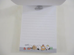 Cute Kawaii Q-Lia Riceball Bird Onigiri 4 x 6 Inch Notepad / Memo Pad - Stationery Designer Paper Collection