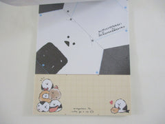 Cute Kawaii Q-Lia Riceball Bird Onigiri 4 x 6 Inch Notepad / Memo Pad - Stationery Designer Paper Collection