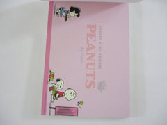 Cute Kawaii Peanuts Snoopy I'm outrageously happy 4 x 6 Inch Notepad / Memo Pad - Stationery Designer Paper Collection